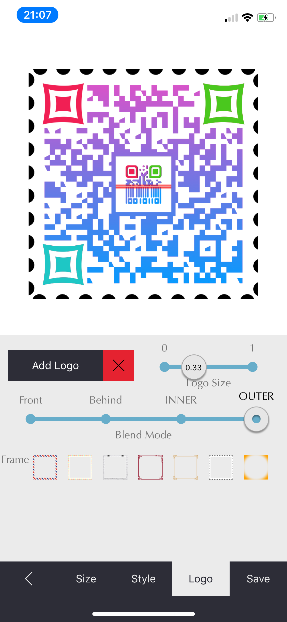 Colorful QR Scanner and Reader screenshot 3