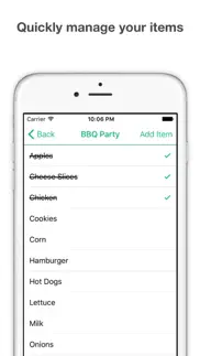 shopping list : grocery list iphone screenshot 2