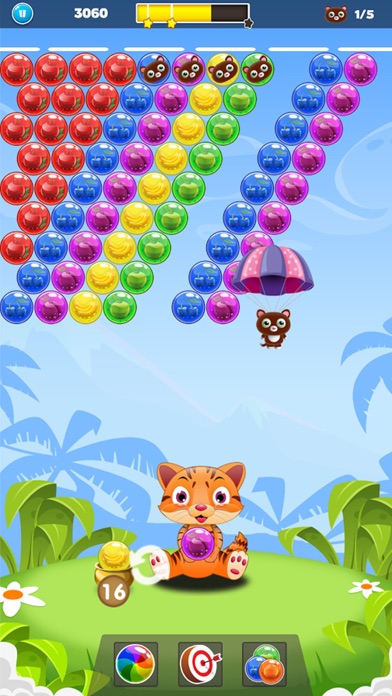 Cat Bubble Pop : Rescue Kitty screenshot 3