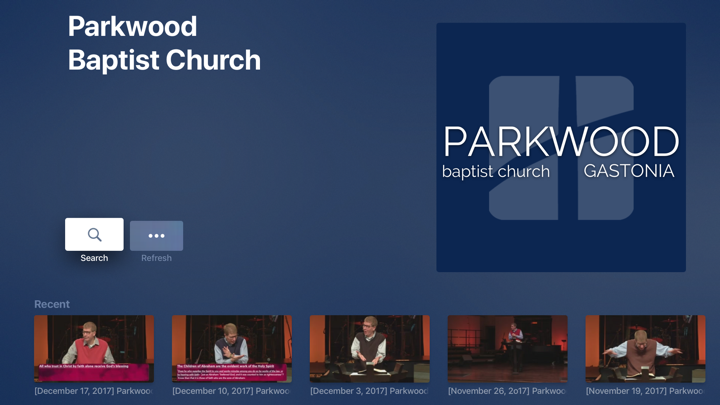 Screenshot #1 pour Parkwood Baptist Church