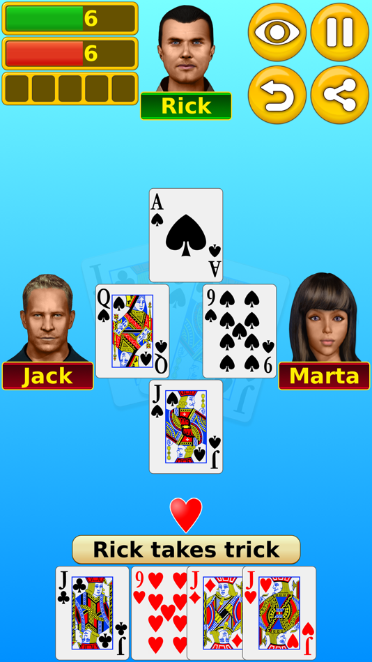 #2. Euchre - Play online & offline (iOS) Ved: KARMAN Games