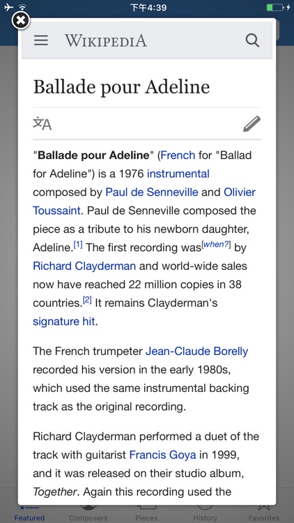 Piano Scores Master's Collection