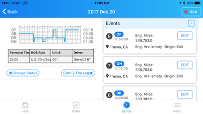 Rollingtrans ELD iPhone screenshot 5 - Business app