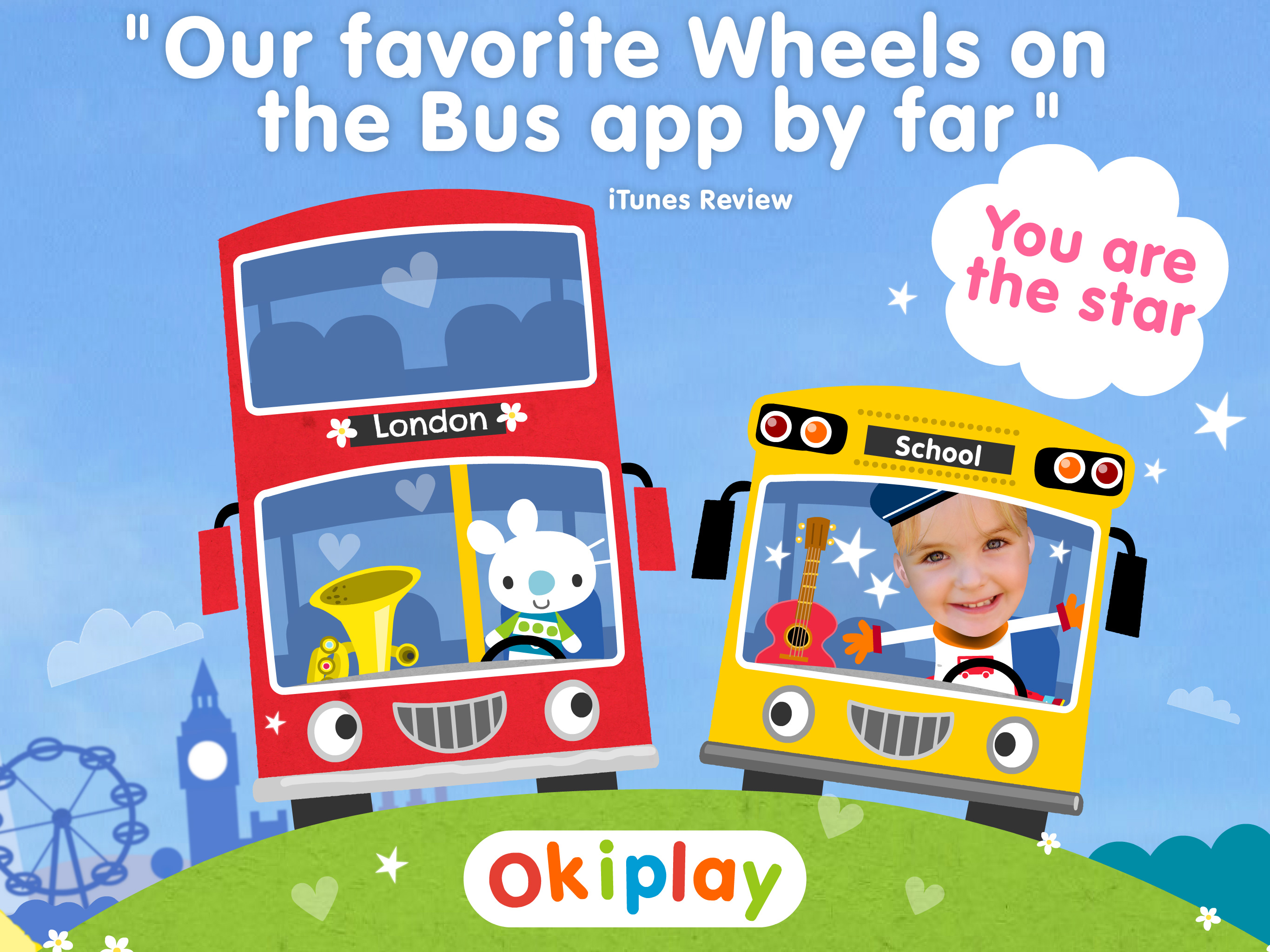 Wheels on the Bus Song & Games