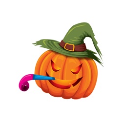 Happy Halloween Sticker Boo