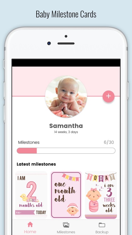 Baby Milestone Cards