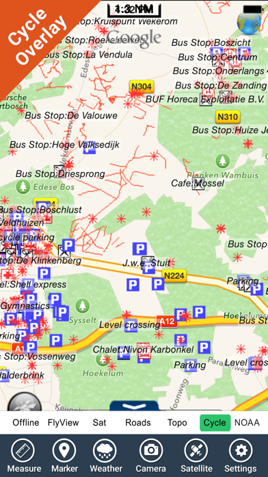 Hoge Veluwe National Park GPS and outdoor map Screenshot