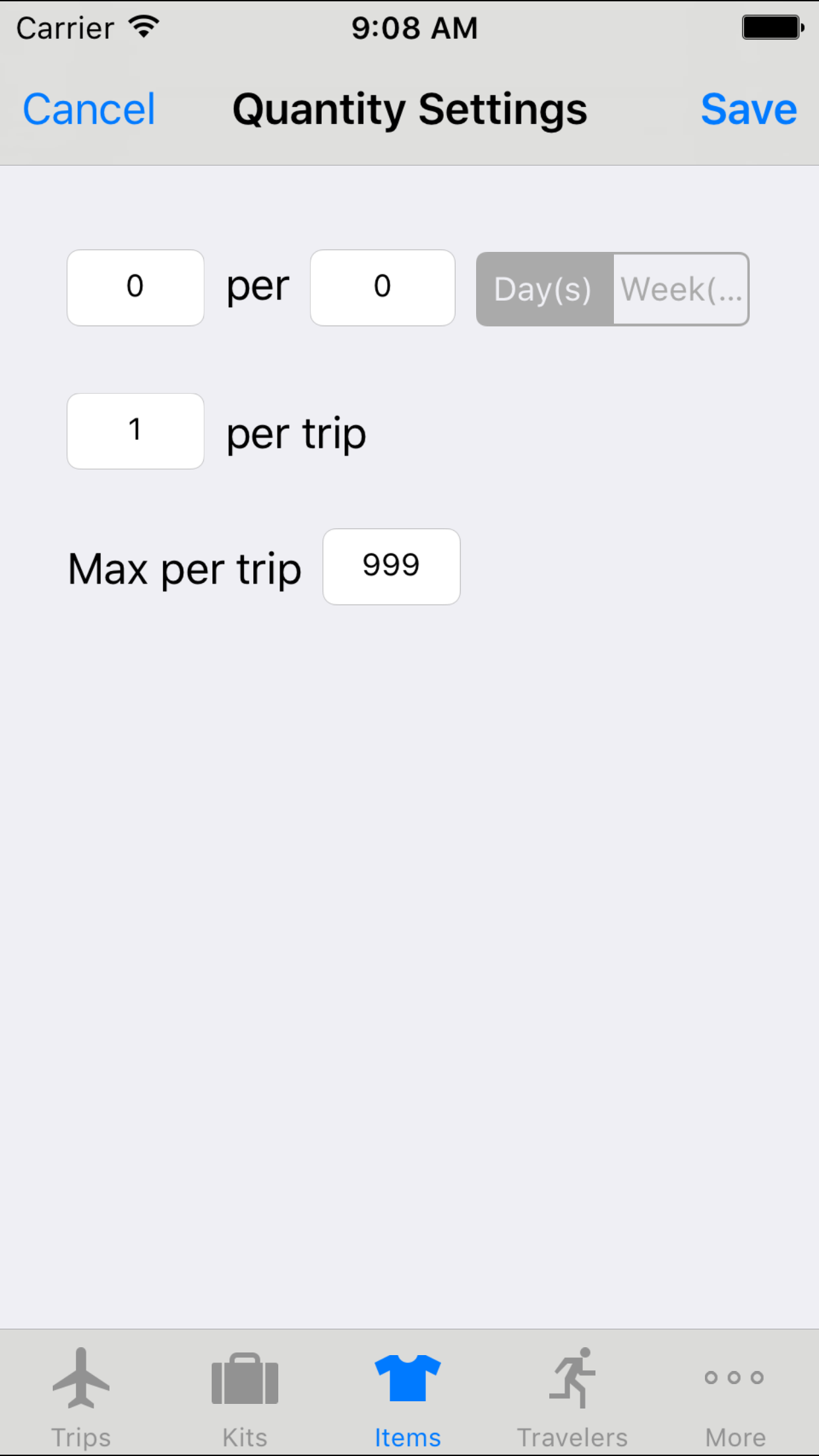 PackIt - Best Packing List App screenshot 5