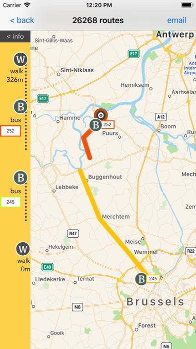 Flanders Transport Guide screenshot 4
