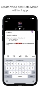 Voice 2 Notes screenshot #1 for iPhone