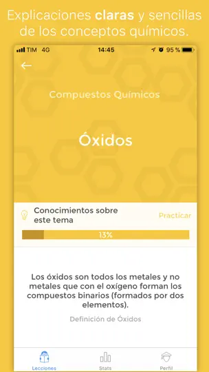 Captura de pantalla de IQuímica™ en iPhone 2