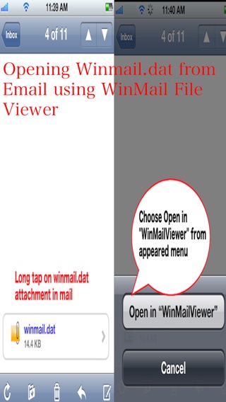 Winmail Viewer for iPhone and iPadのおすすめ画像1