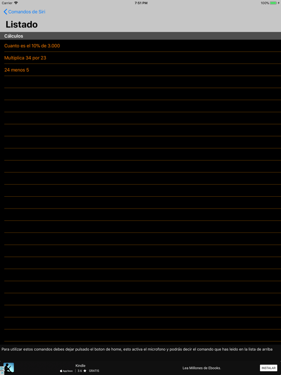 Screenshot #5 pour Comandos de Siri