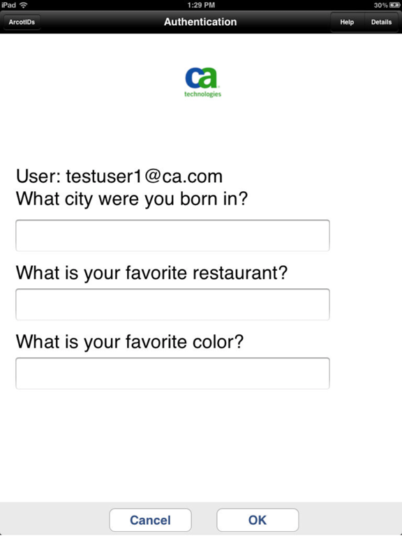 Screenshot #6 pour CA Auth ID