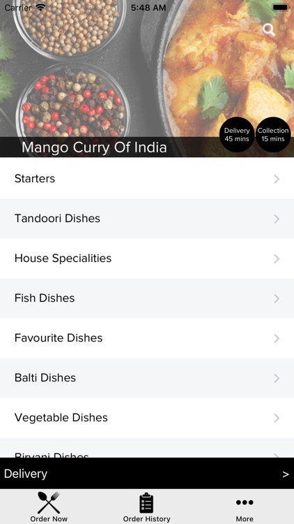 Mango Curry Of India