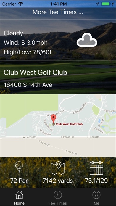 Club West Golf Club Tee Times screenshot 2