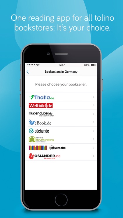 tolino reading app
