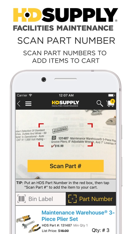 HD Supply Easy Order & Scan