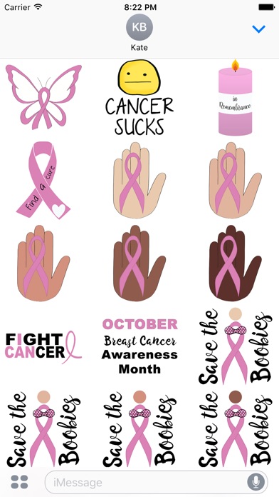 Breast Cancer Stickers screenshot 2