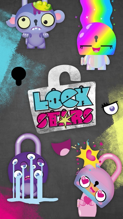 Lock Stars Stickers