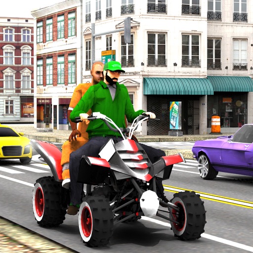 ATV Quad Bike Taxi: City Rider icon