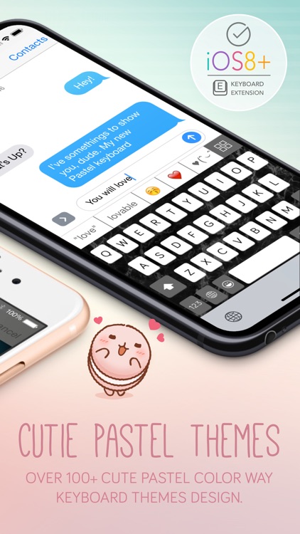Pastel Keyboard Themes Color