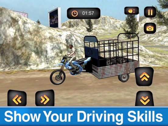 Screenshot #4 pour Offroad Rickshaw Driving