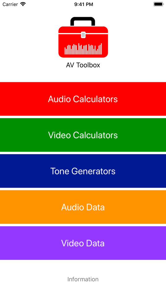 #1. AV Toolbox (iOS) By: Sound Directory