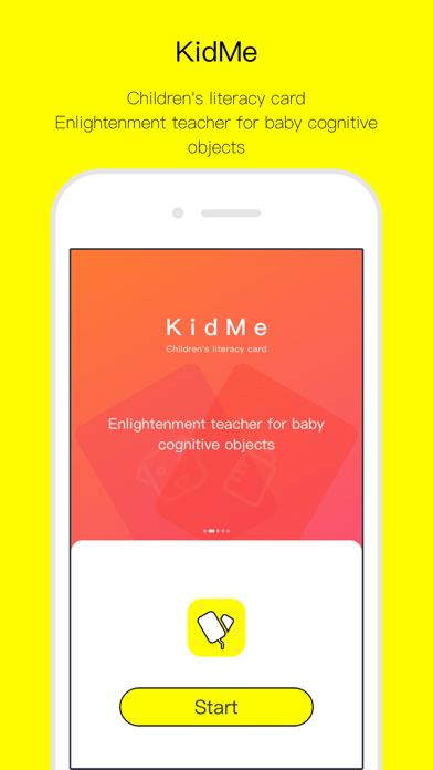 Screenshot 1 of KidMe Children's literacy card App