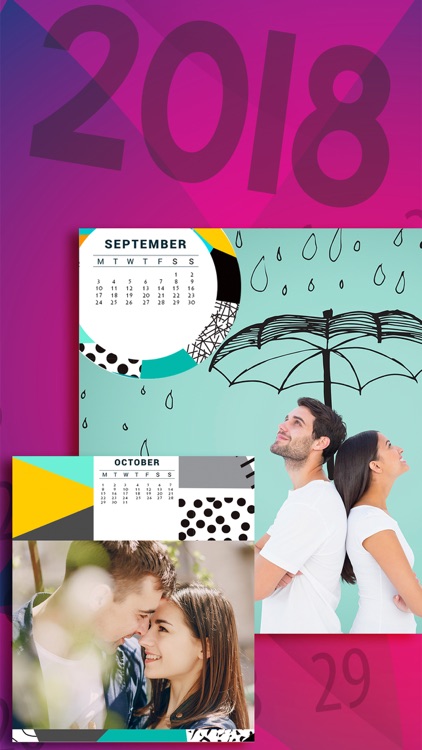 New Year Photo Calendar 2018 screenshot-3