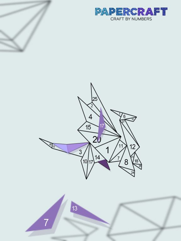 Craft By Number iPad screenshot 5 - Games app