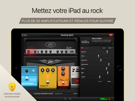 Screenshot #4 pour AmpKit - Guitar amps & pedals