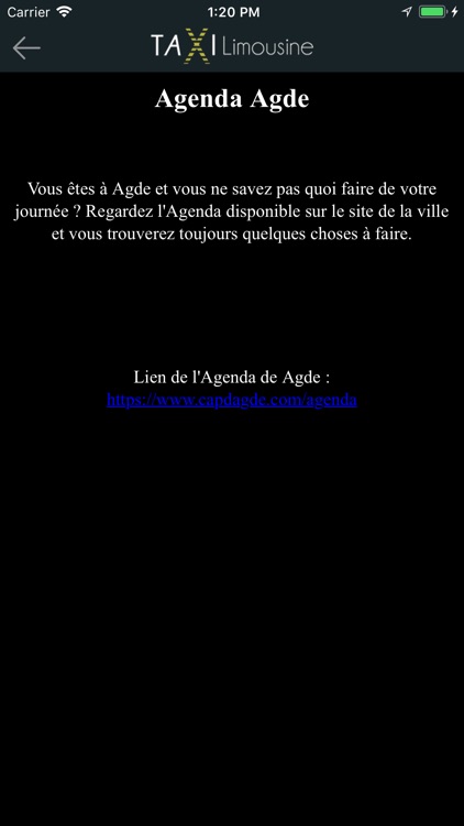 Taxi Limousine Agde screenshot-5