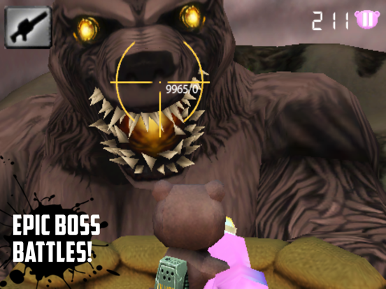 BATTLE BEARS ZOMBIES AR iPad app afbeelding 3