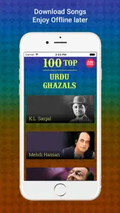 100 Top Urdu Ghazals screenshot #2 for iPhone