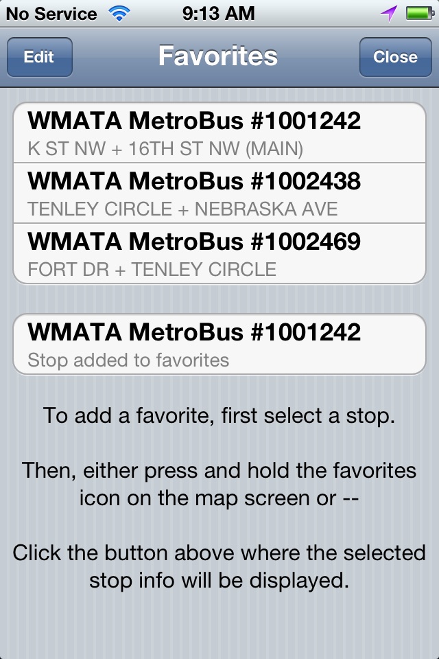 DC Next Bus screenshot 4