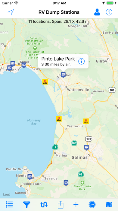 RV Dump Stations Screenshot 1