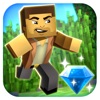 3d Block-Head Jungle Pixel Survival Runner