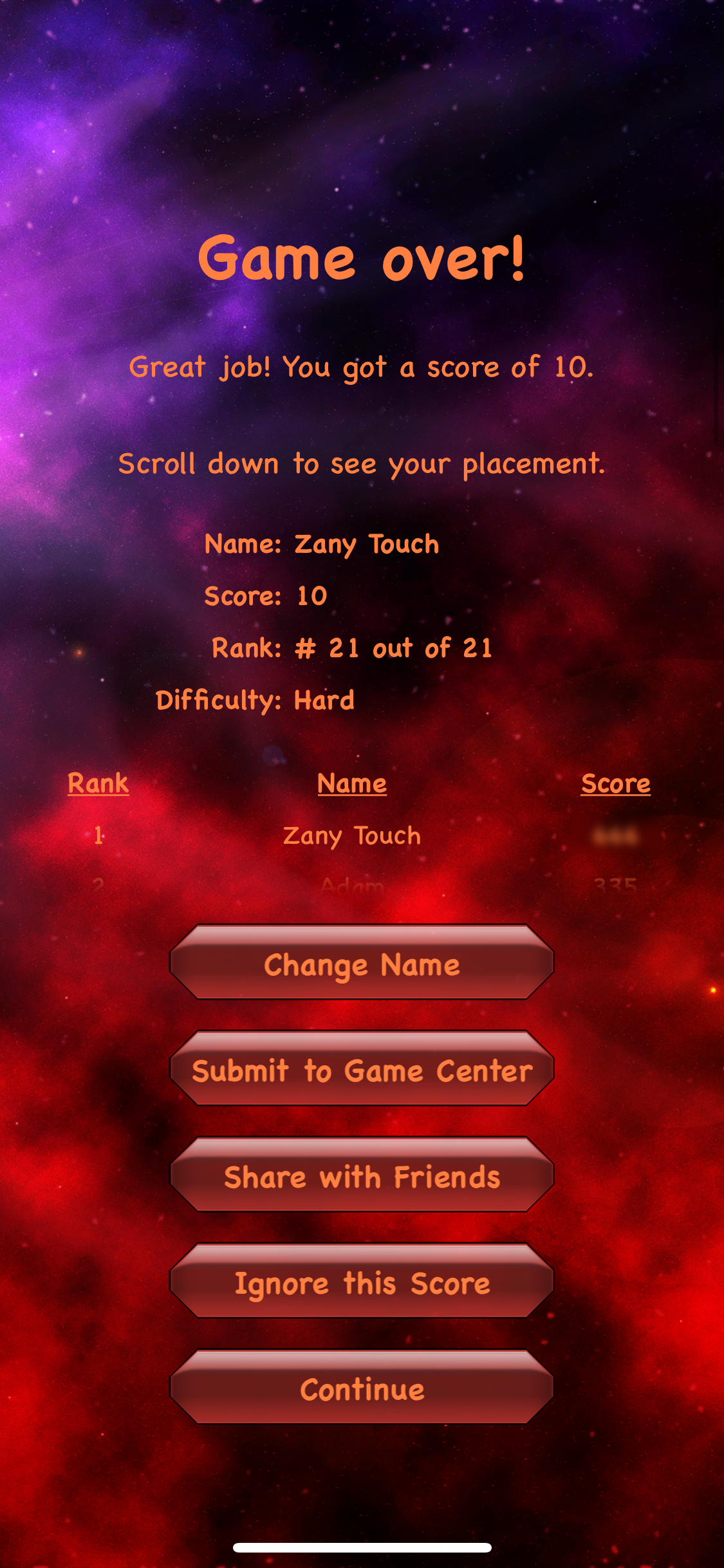 Zany Touch