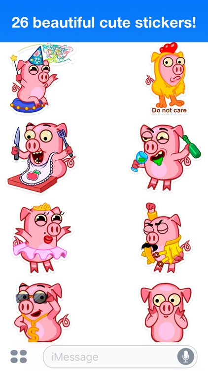 Pig Willie - Cute stickers
