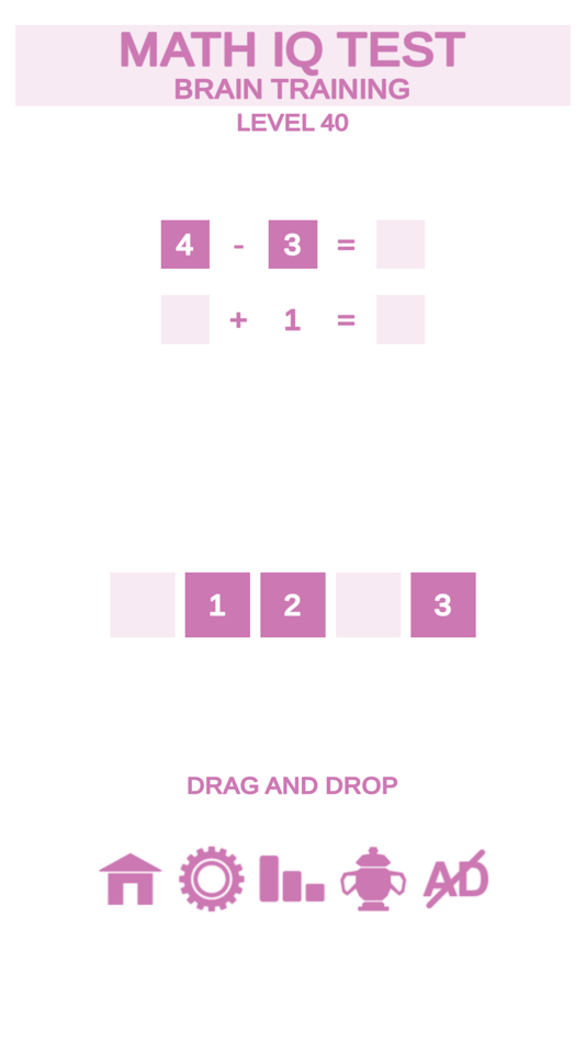 #4. Math IQ Test + Brain Training (iOS) 由: CodeCube Brothers Partnership