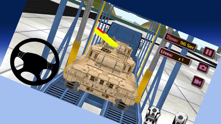 3D Army tank transport