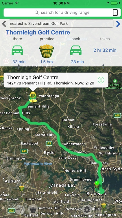 RangeNearMe golf practice driving range directory