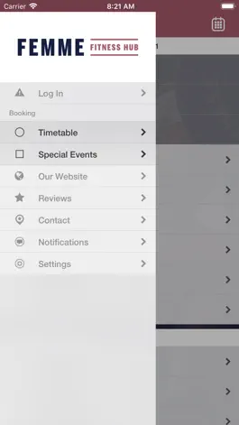 Game screenshot FEMME Fitness Hub apk
