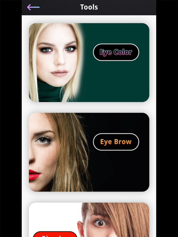 Girl Photo Editor - Makeup iPad screenshot 8 - Photo & Video app
