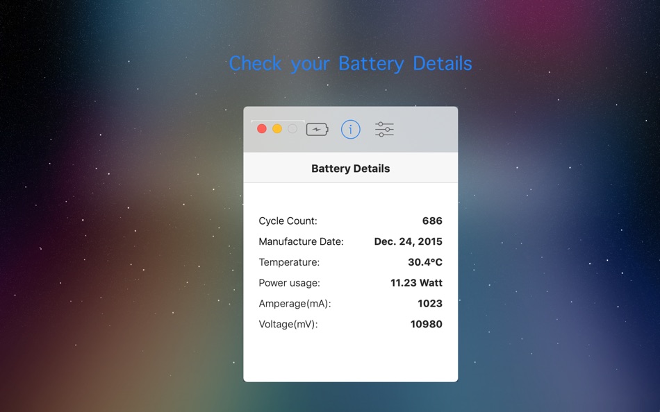 #2. Battery Health Center (macOS) Podle: xin jin
