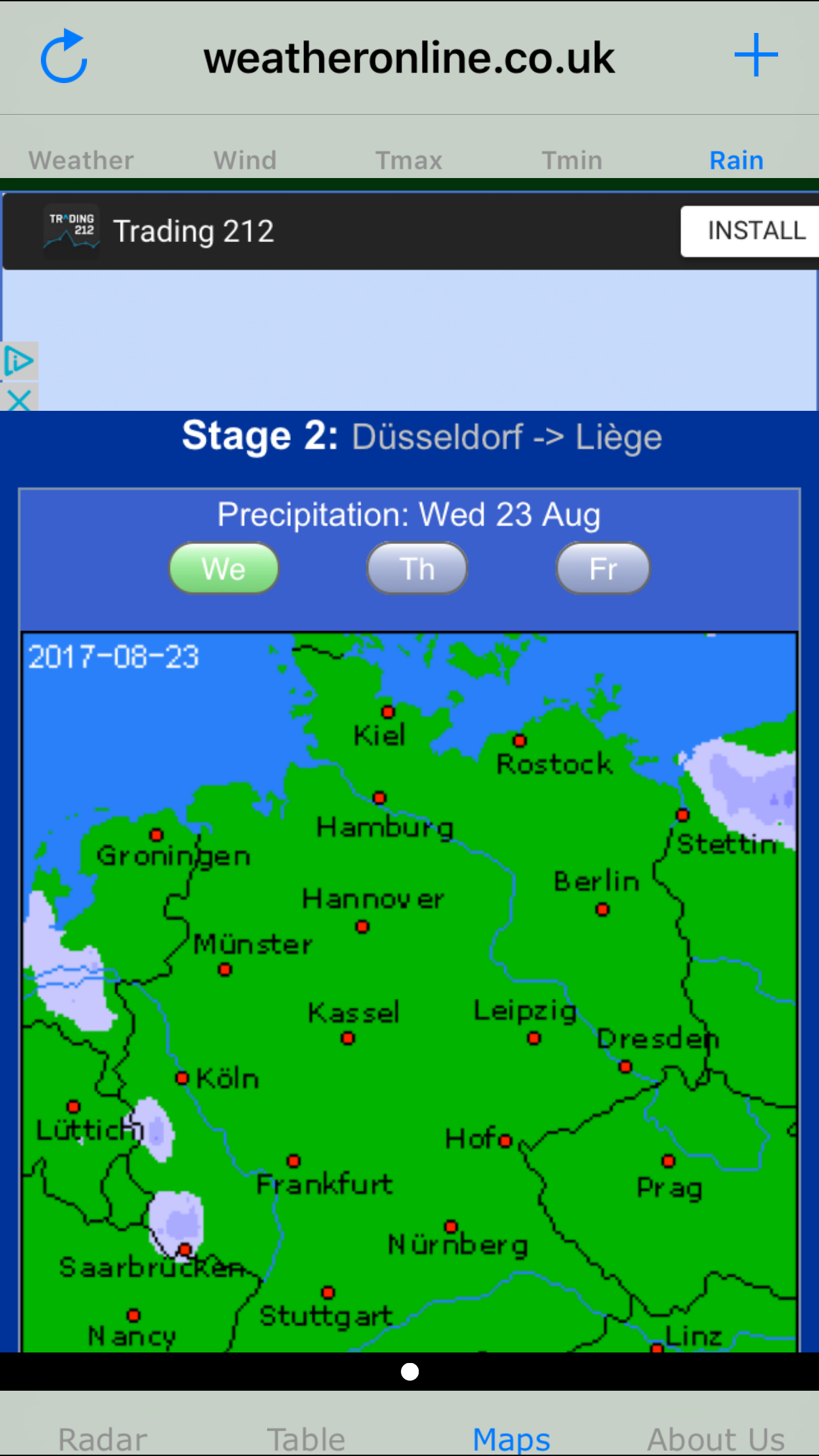 Météo Tour France