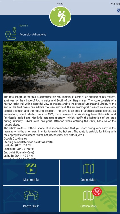 RHODES ALTER ECO HIKING PATHS