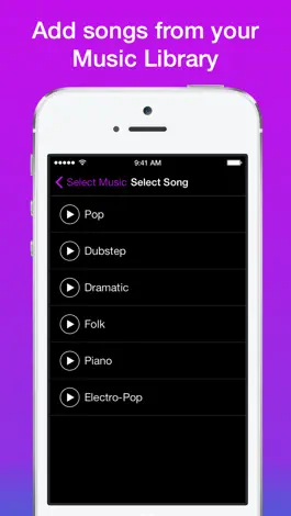 Game screenshot Add Music To Video apk