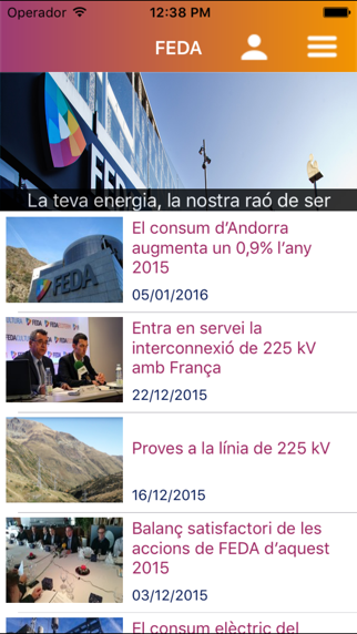 Screenshot #1 pour FEDA - APP Officielle